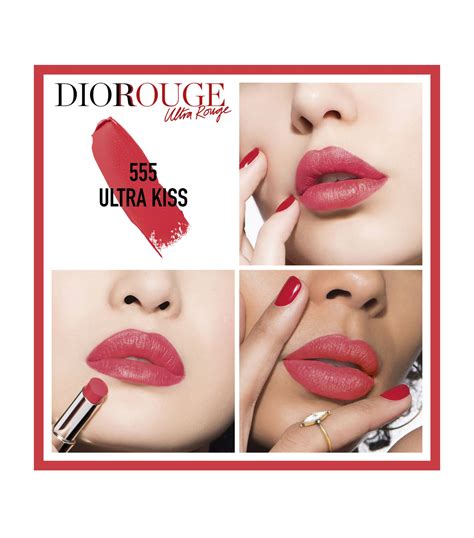 Dior Ultra Kiss (555) Rouge Dior Ultra Rouge Lipstick  